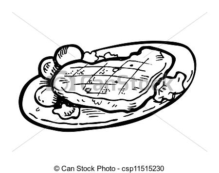 450x357 Steak Clipart Black And White Clip Art Images