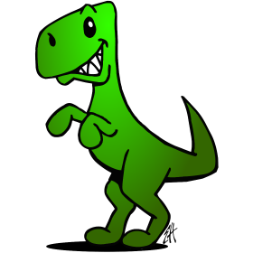 280x280 trex clip art freeuse stock dinosaur drawing huge freebie