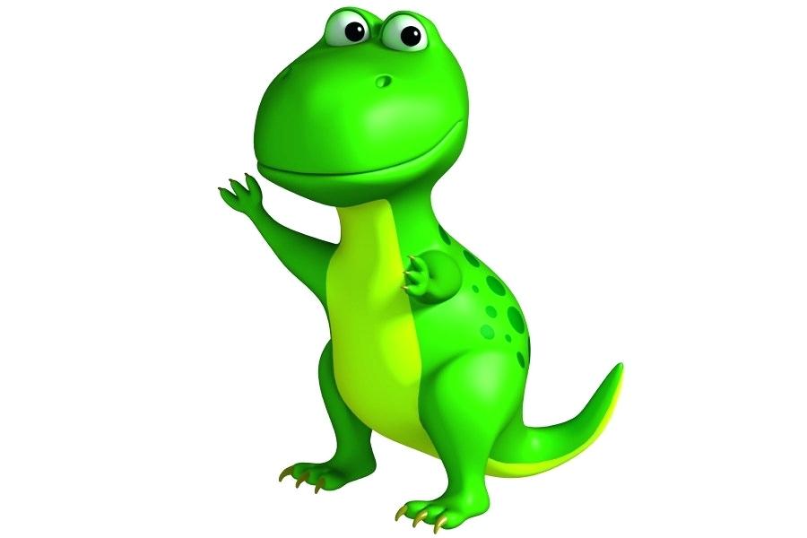 900x600 T Rex Cartoon Drawing