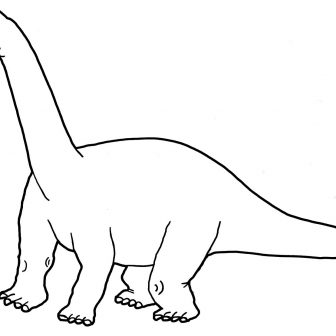 336x336 Amazing Dinosaur Drawing T Rex Black And White Easy Cool