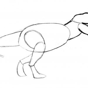 300x300 T Rex Drawing Easy Archives