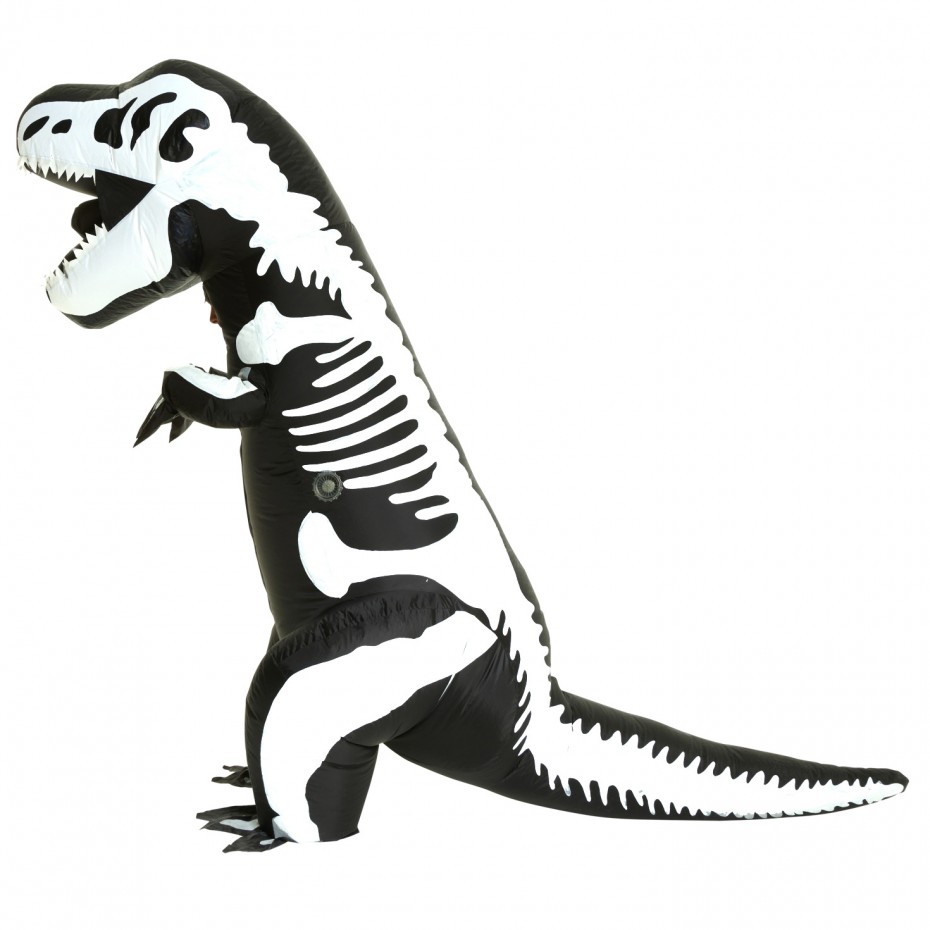 930x930 Giant T Rex Skeleton Inflatable Costume