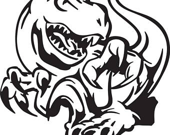 340x270 T Rex Decal Etsy