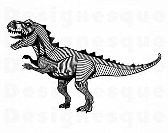 340x270 T Rex Vector Etsy