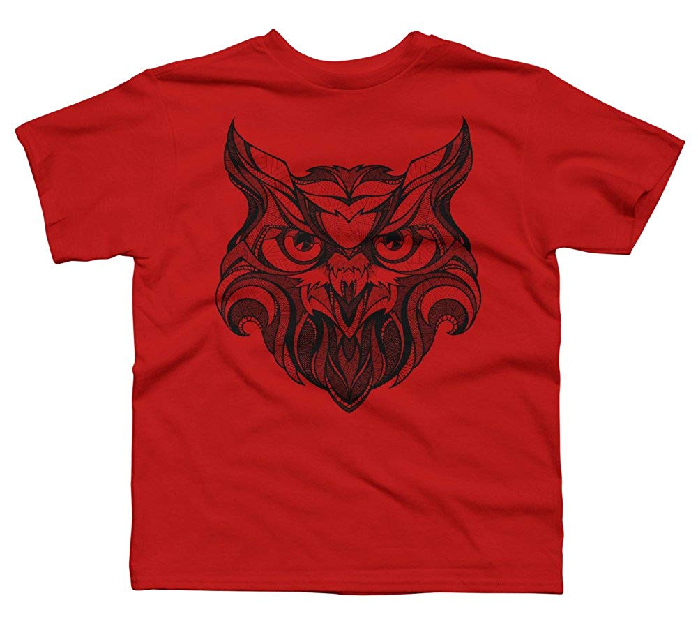 1001x900 Owl Drawing Boy's Youth Graphic T Shirt