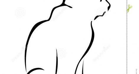 471x250 Cat Line Drawing Free Outline T Shirt Cute Pictures Picasso