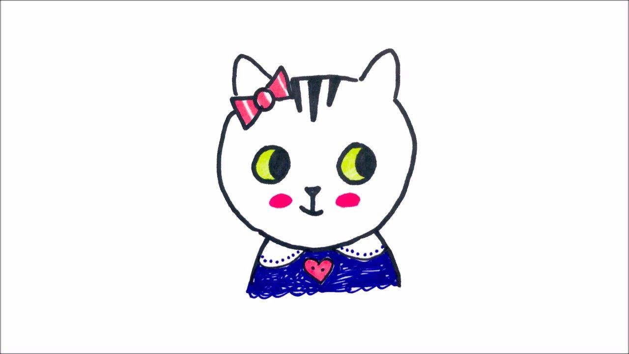 1280x720 Meet Zoe The Tabby Cat Animated Doodle