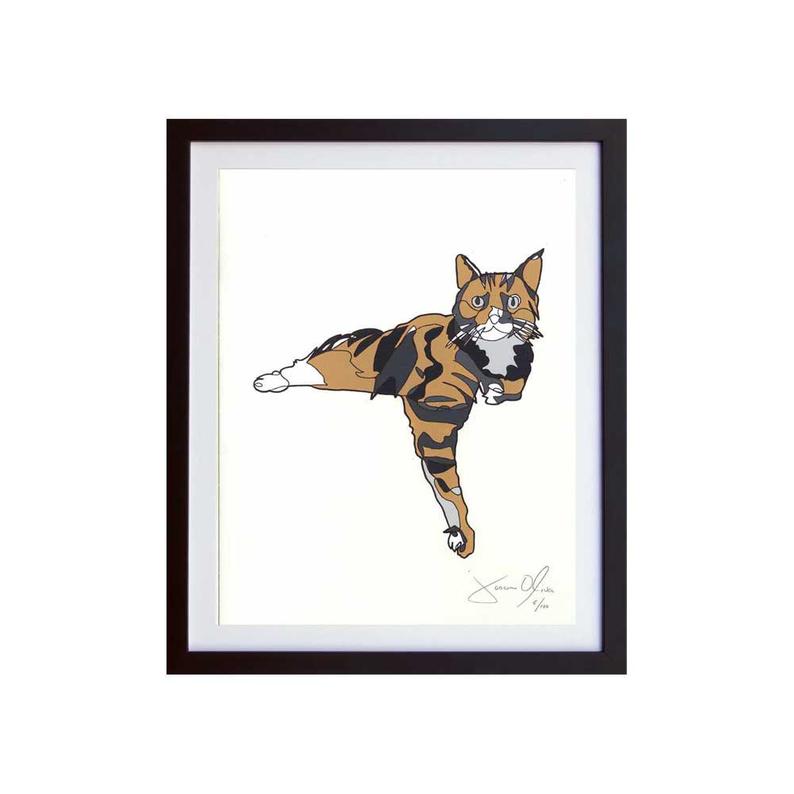 794x794 tabby cat wall hanging cool cat art children's cat etsy