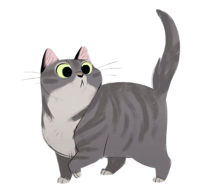 736x659 Cartoon Cat Drawing Jsonfiddle