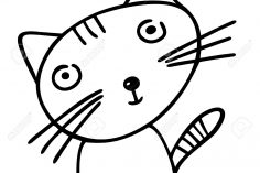 236x157 Cat Cartoon Drawing Video A Easy Of Step Sketch Carmi Chaelinn