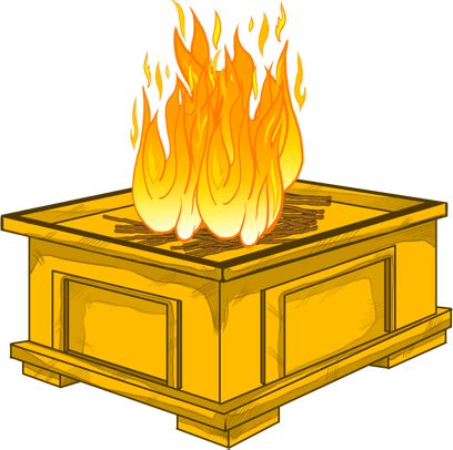 408x406 Brazen Altar In The Courtyard Of The Tabernacle Bible Ot