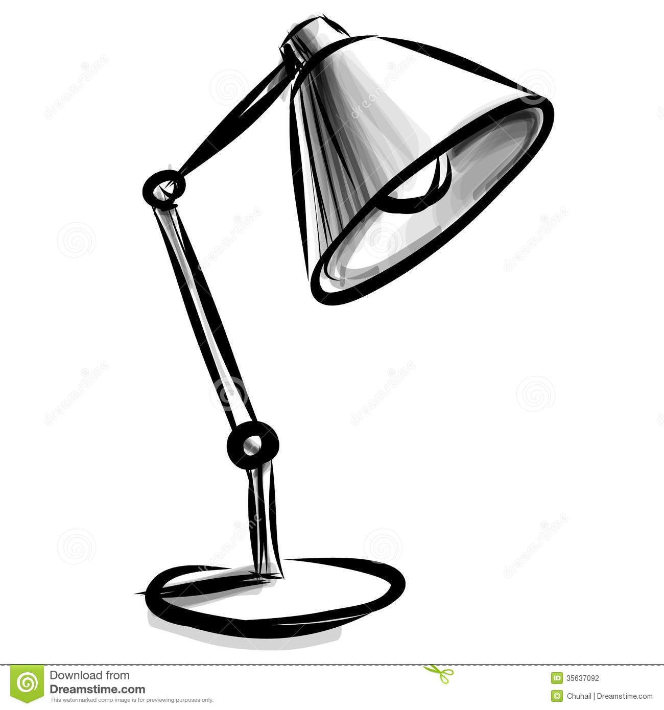 Table Lamp Drawing