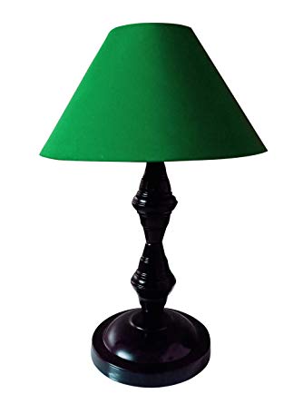 334x445 Buy Look Green Shade And Black Base Table Lamp For Bedroom