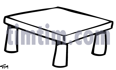 402x244 Free Drawing Of Coffee Table Bw From The Category Building Home