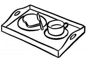 Table Setting Drawing | Free download on ClipArtMag