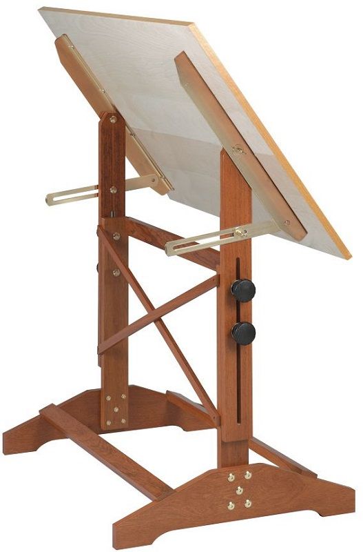 527x800 pavillion art and drawing table unfinished wood top