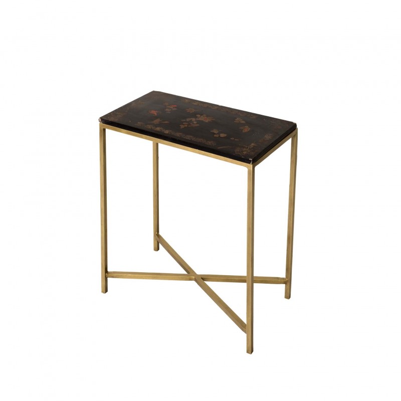 800x800 Side Table With Bird Painting On The Top