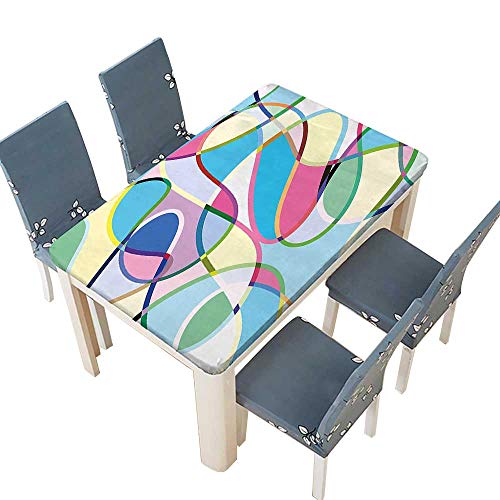 500x500 Pinafore Tablecloth Odd Experimental Mix Of Drawings