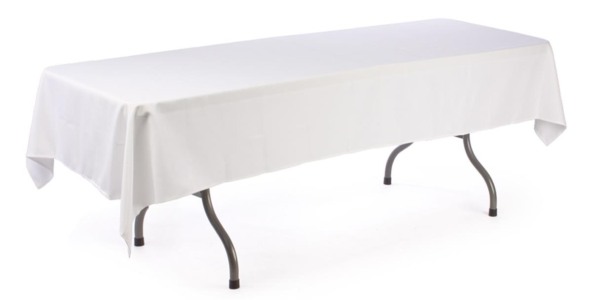 1200x608 White Table Drape Table Skirt White X For Events