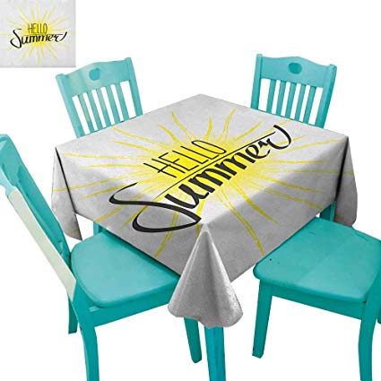 425x425 Antufour Hello Summer Washable Tablecloth Linear