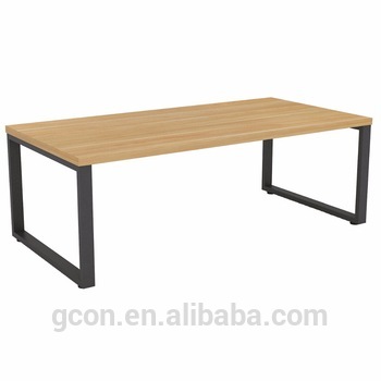 350x350 Chinese Drawing Surface Wood Tea Table With Stainless Steel Leg