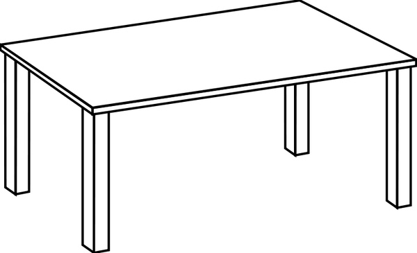 600x365 Table Line Art Free Vector In Open Office Drawing