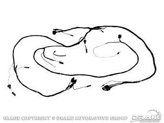 320x240 headlight wiring harness, with tachometer, with gt