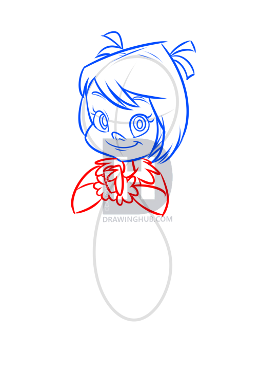 544x720 How To Draw Cindy Lou, Step