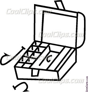 287x300 Tackle Box Vector Clip Art