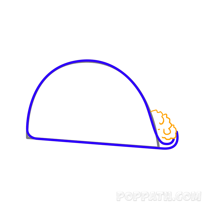 800x800 How To Draw A Cute Kawaii Taco Pop Path