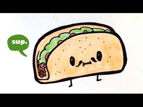480x360 How To Draw A Taco