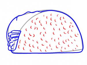 302x225 How To Draw How To Draw A Taco