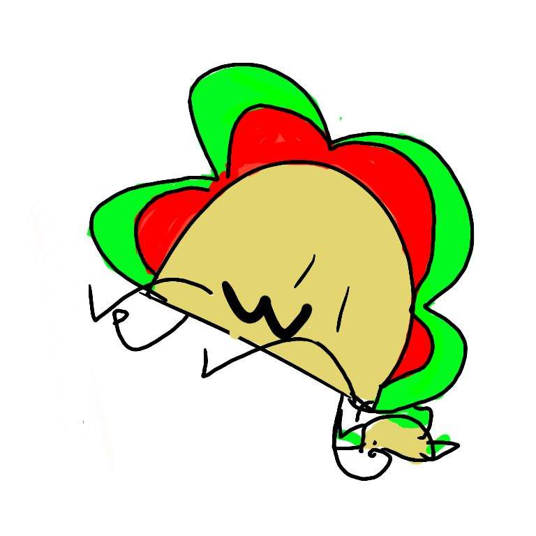 768x768 sloppy drawing of taco amino