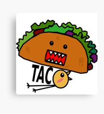 210x230 Taco Drawing Canvas Prints Redbubble