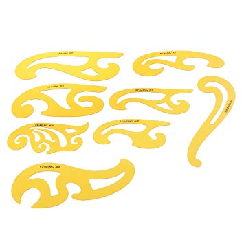 355x355 Jili Online Piecesset Plastic French Curve Rulers