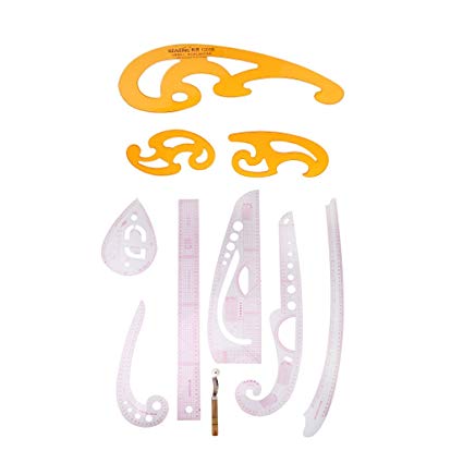 425x425 Jili Online Pieces Plastic French Curves Curved Edge