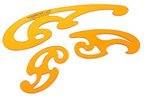 480x321 Magideal Set Of Plastic French Tailor Curves Rulers Orange