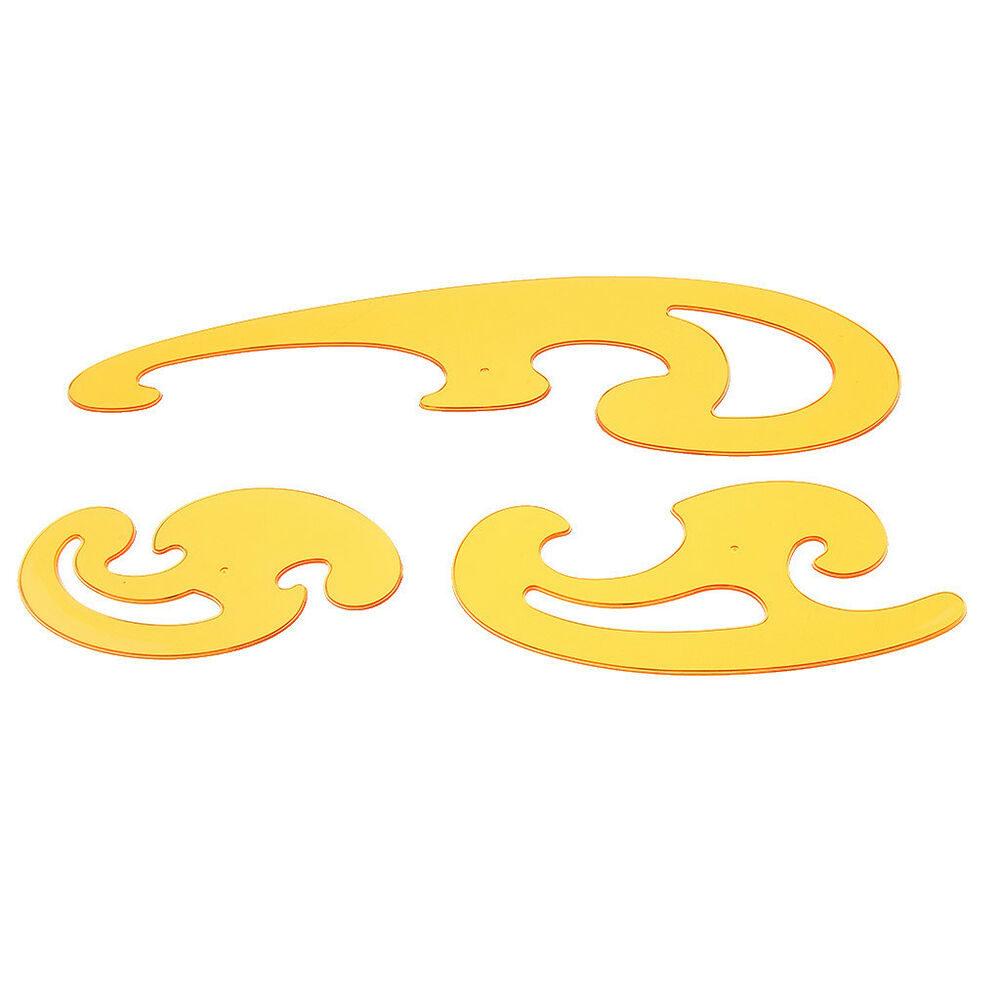 1000x1000 French Curve Technical Drawing Drafting Rulers Templates