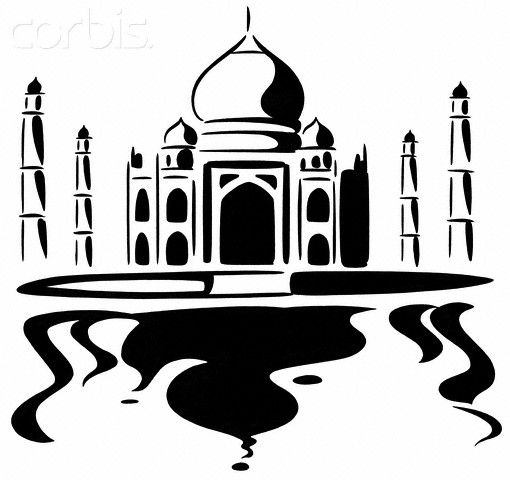 510x480 Taj Mahal Architectural Buildings Taj Mahal, India Art, Drawings