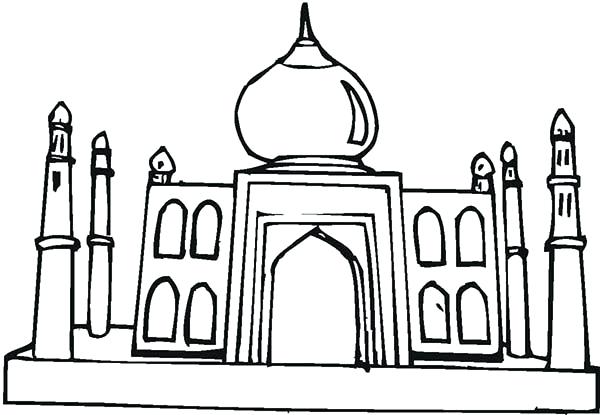 Taj Mahal Drawing