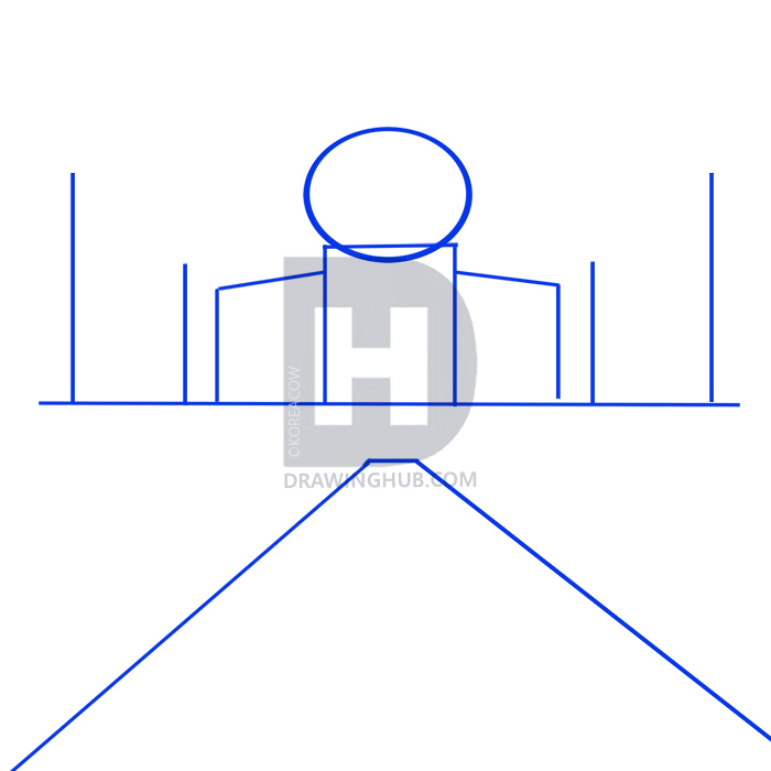 700x700 How To Draw The Taj Mahal, Step