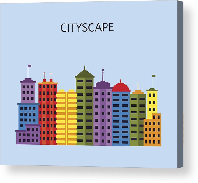 665x615 Cityscape With Skyscrapers View Of Modern City With Tall