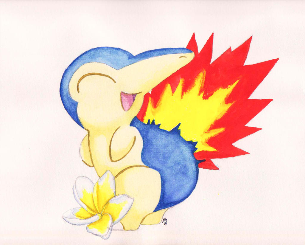 1024x822 Cyndaquil In The Tall Grass