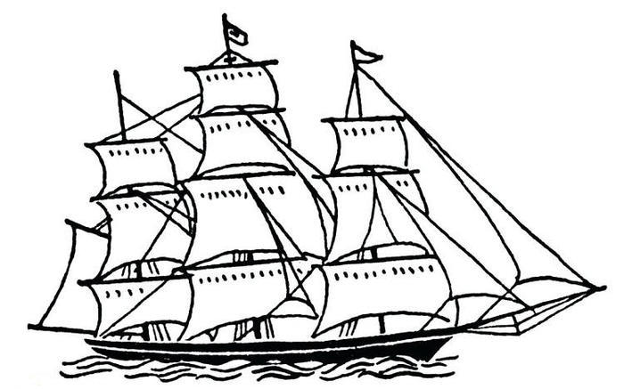 700x437 Tall Ship Coloring Pages