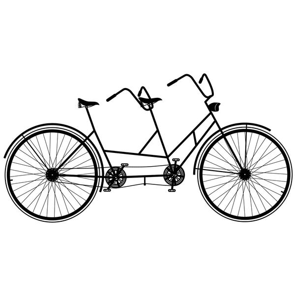 600x600 Tandem Bicycle Print Thenorm