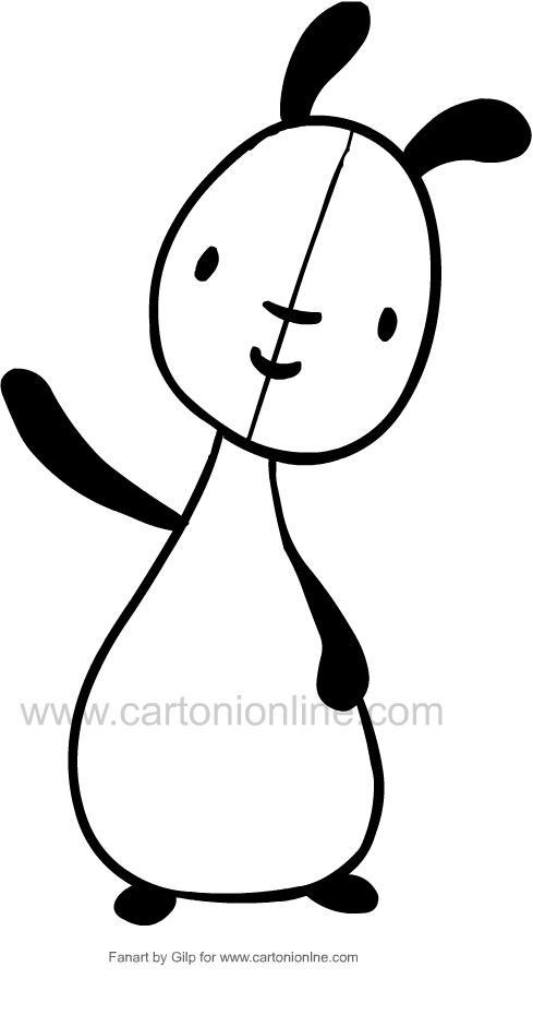 489x930 Drawing Of Flop Bing's Friend Coloring Pages