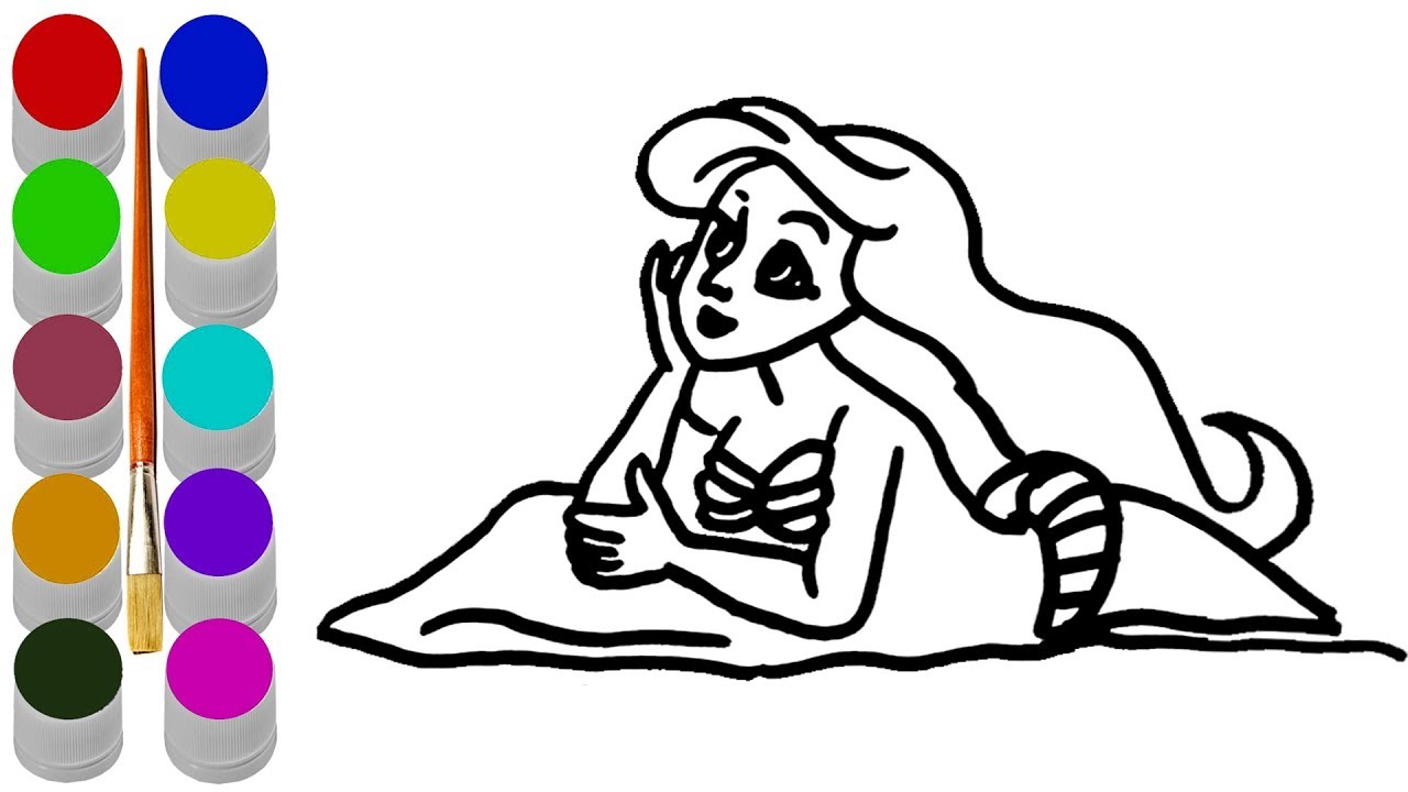 1280x720 How To Draw Tangled Rapunzel Drawing Learning Videos For Kids