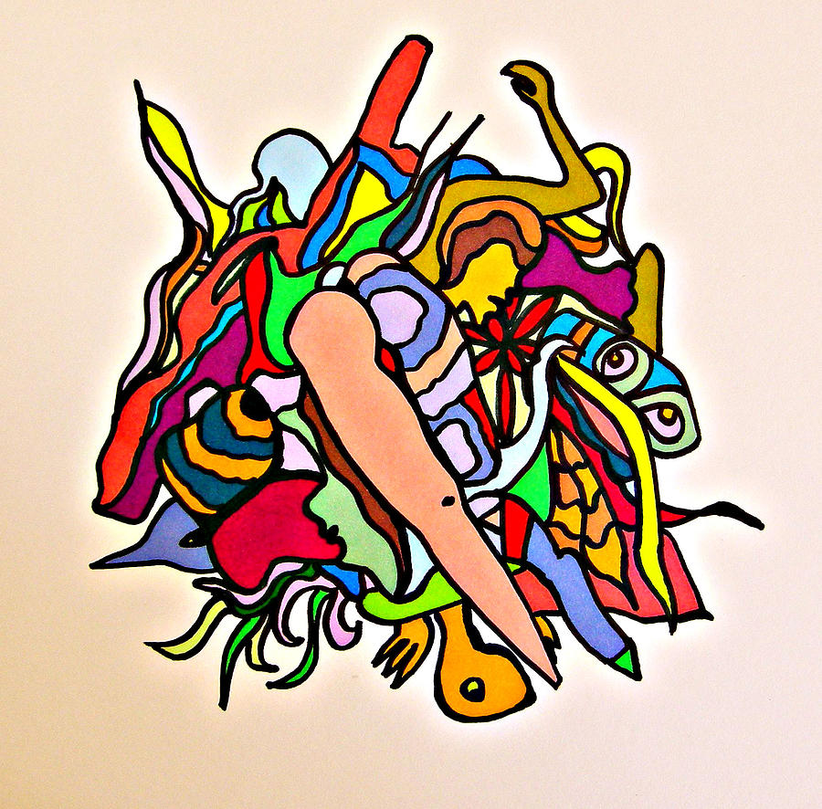 900x886 Tangled Up Drawing