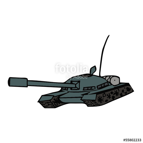 500x500 Vector Drawing Of A Tank Stock Image And Royalty Free Vector