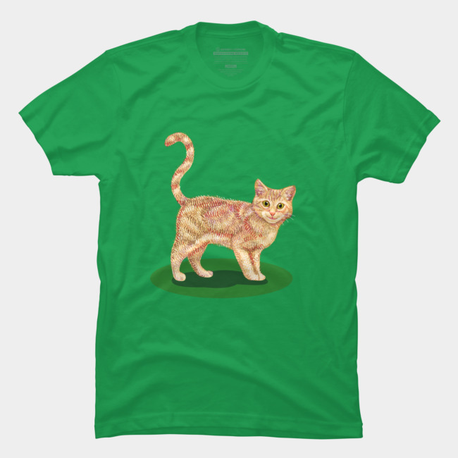 650x650 Smile Cat Artistic Drawing T Shirt